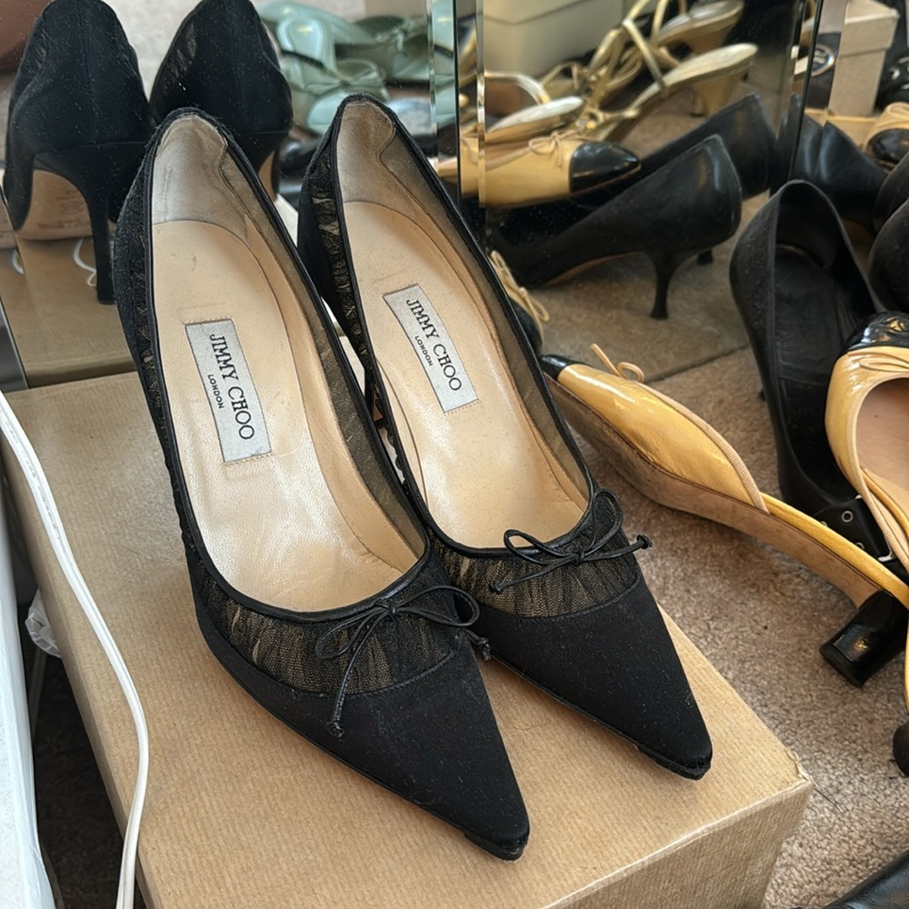 Jimmy choo heels good condition! Retails for over $700